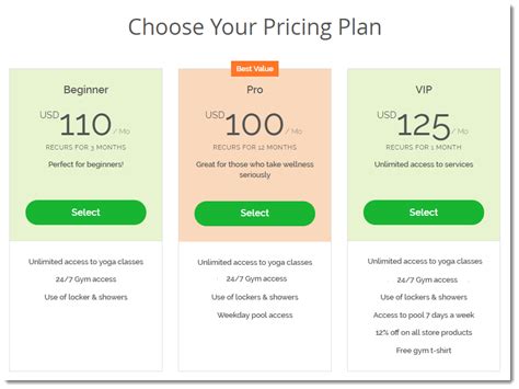 Membership Pricing .